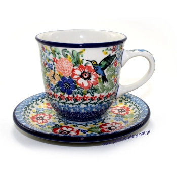 Filiżanka 0,3L + spodek dek. U3356X Koliber